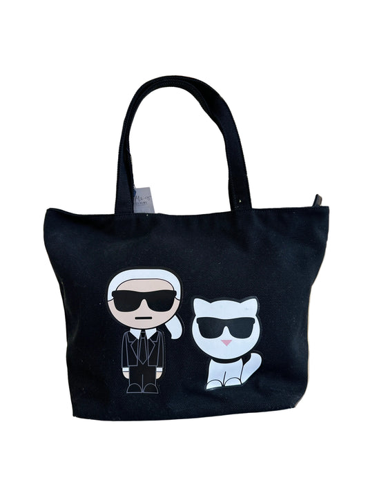 KARL LAGERFELD CANVAS TOTE