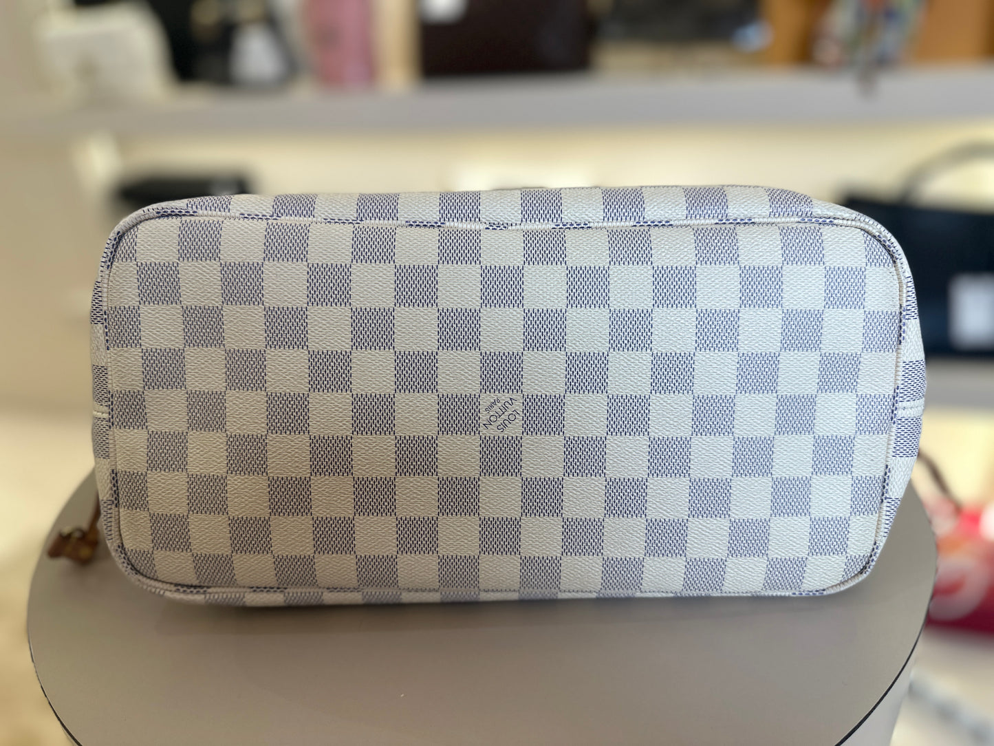 LOUIS VUITTON NEVERFULL MM DAMIER AZUR