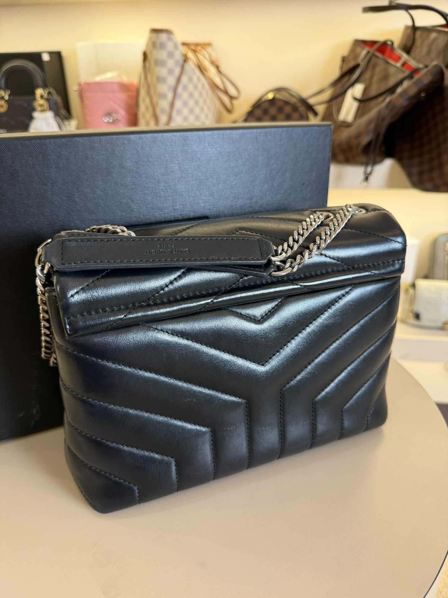 YSL LOULOU SMALL BLACK