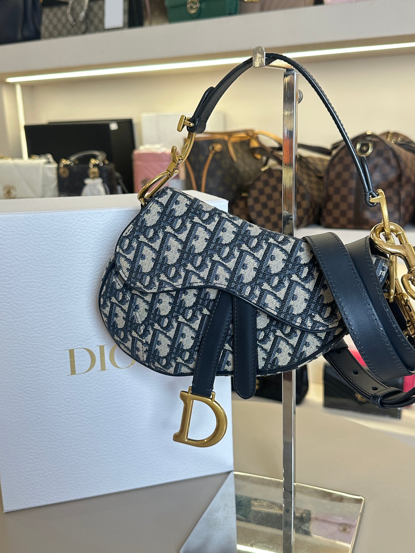 DIOR SADDLE MINI OBLIQUE
