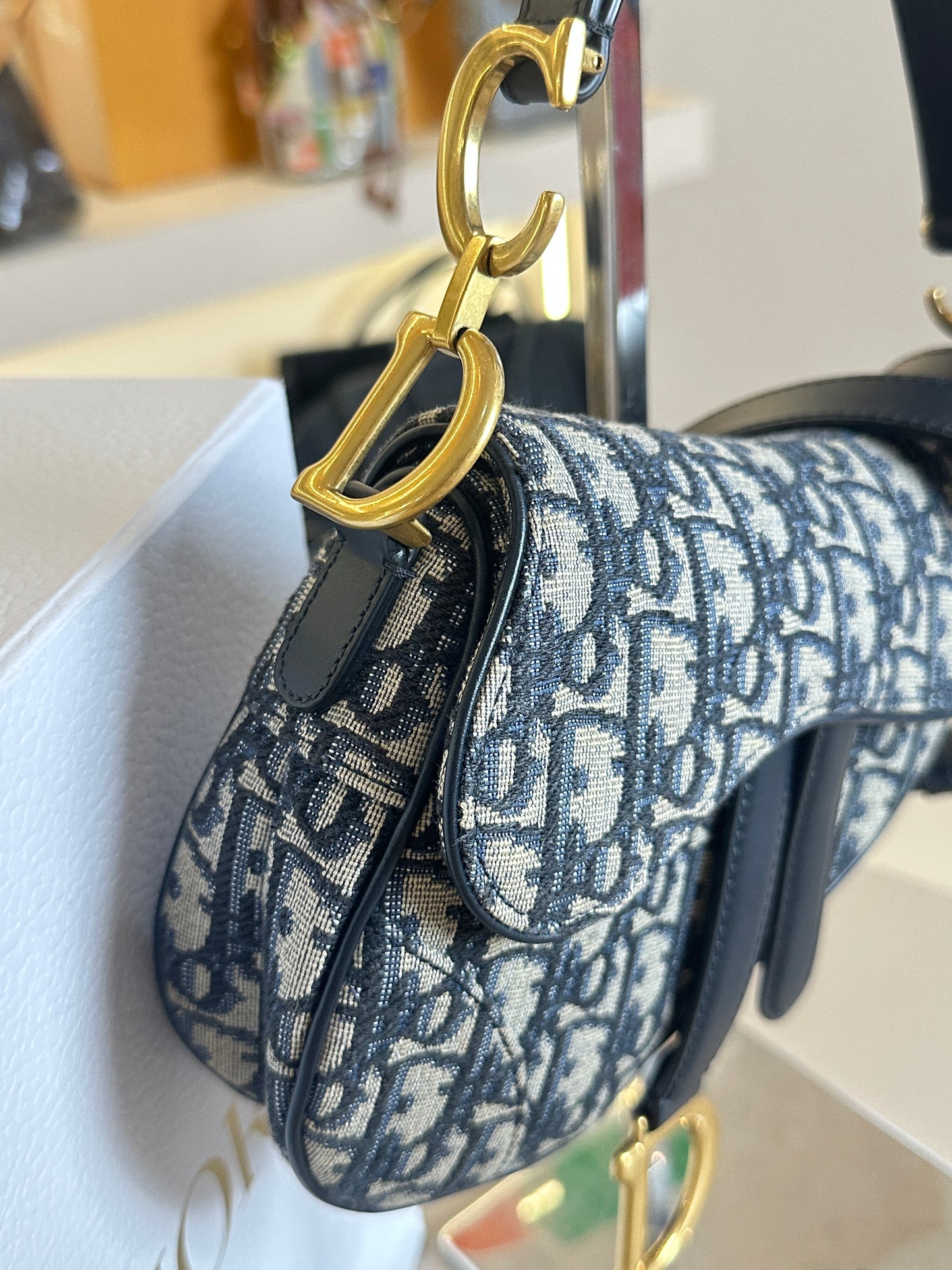 DIOR SADDLE MINI OBLIQUE