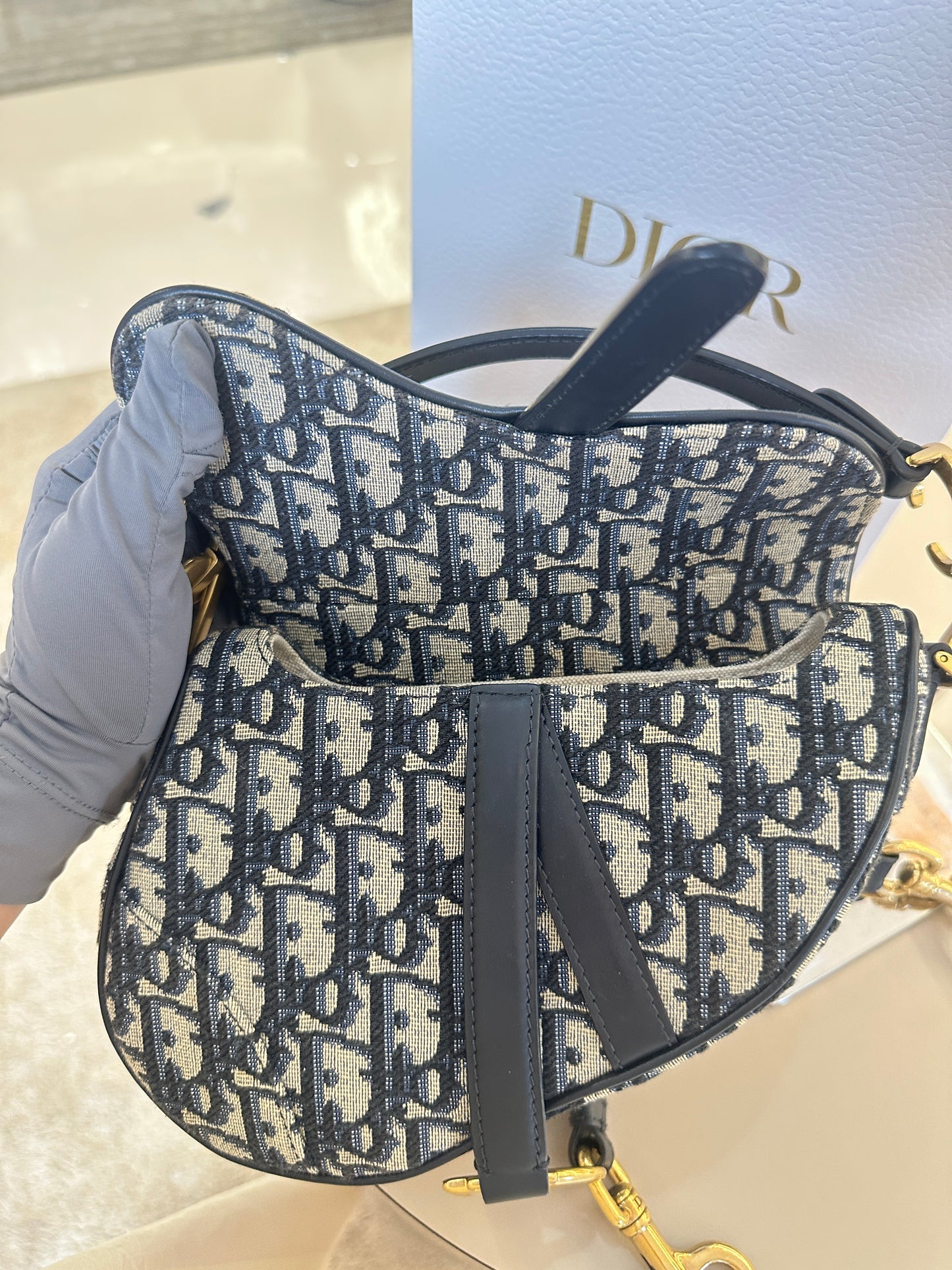 DIOR SADDLE MINI OBLIQUE