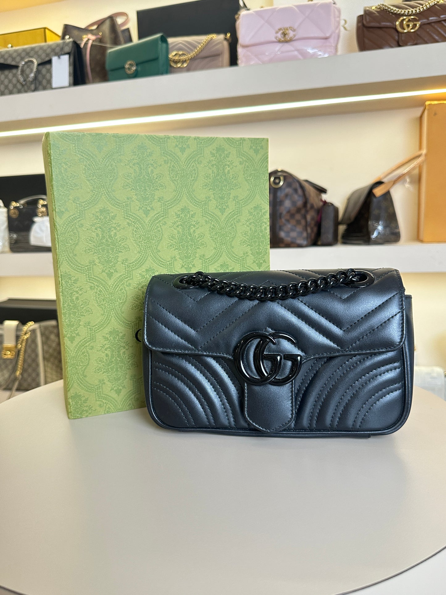GUCCI MARMONT SMALL SO BLACK