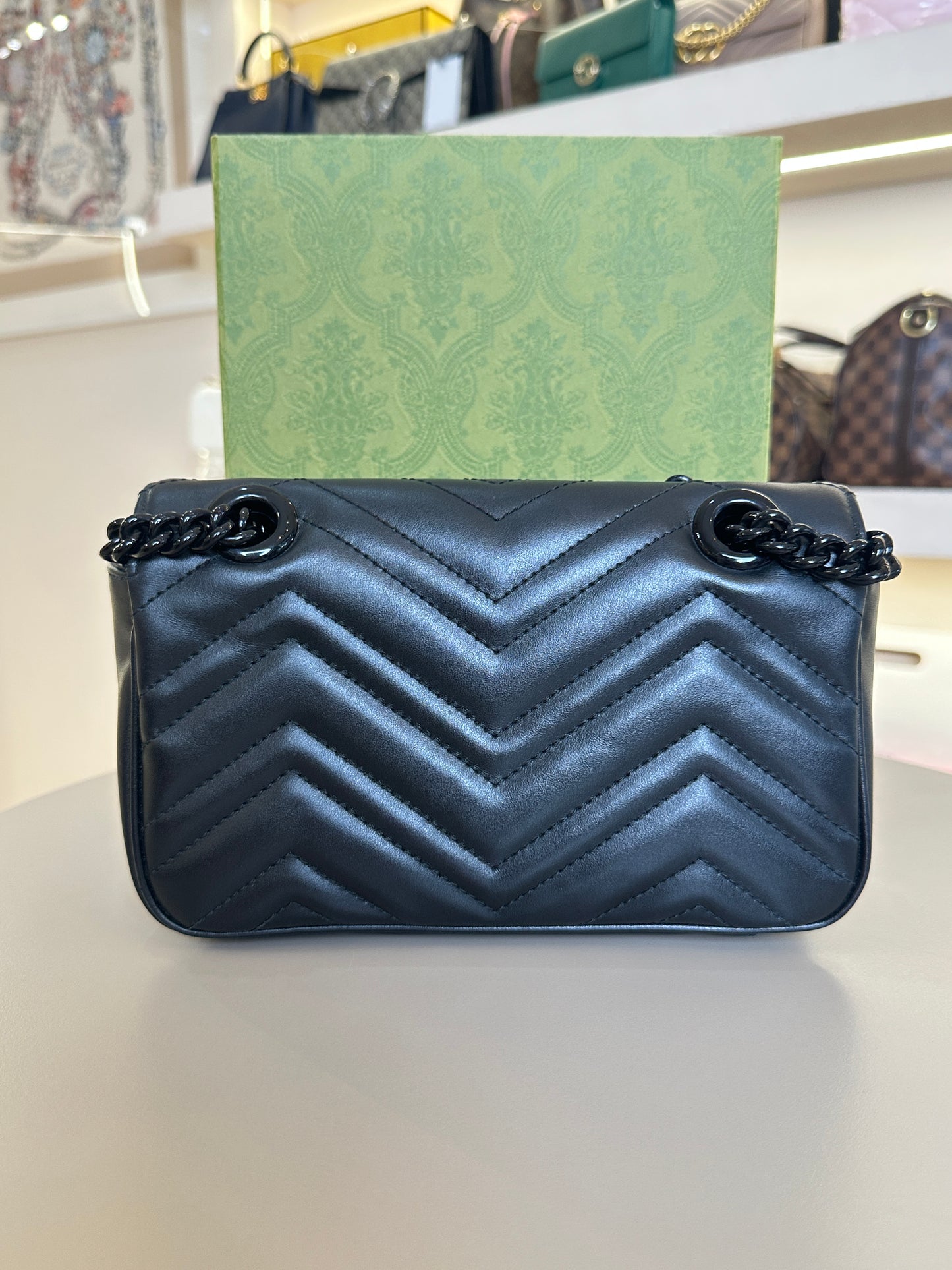 GUCCI MARMONT SMALL SO BLACK