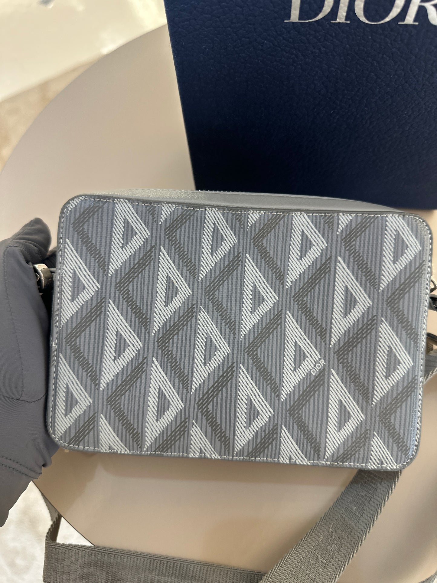 DIOR CD DIAMOND MESSENGER BAG