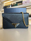 PRADA SAFFIANO ENVELOPE CHAIN BAG