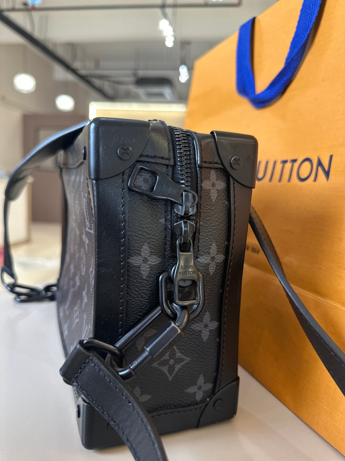 LOUIS VUITTON SOFT TRUNK MM ECLIPSE MONOGRAM