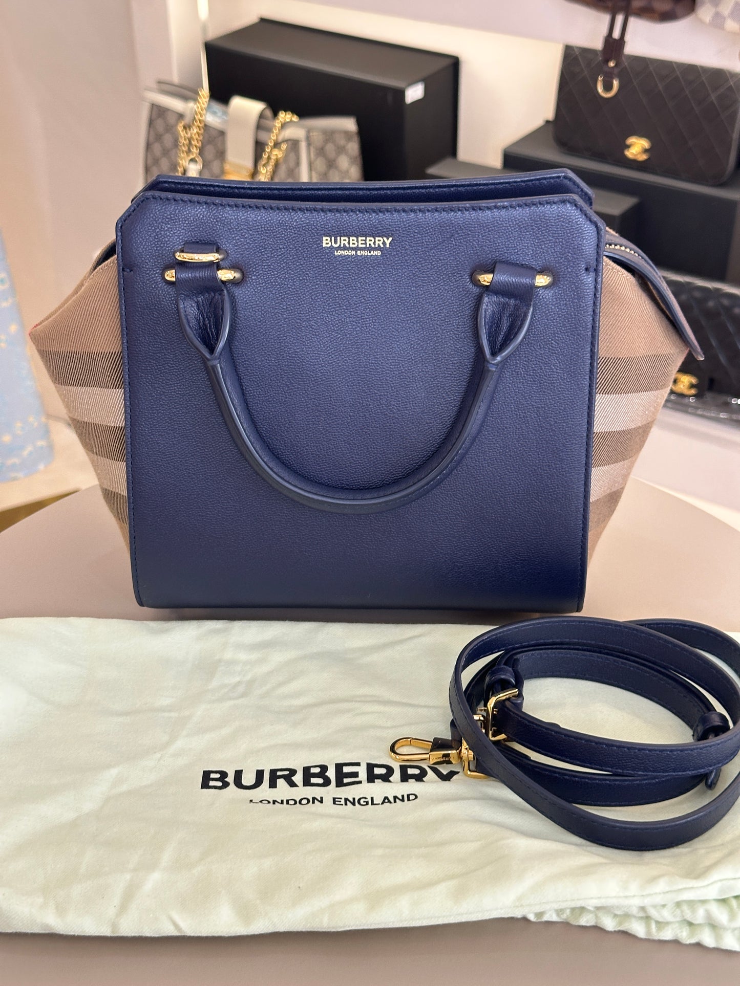 BURBERRY MINI TOTE