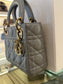 MINI LADY DIOR OPALINE GRAY