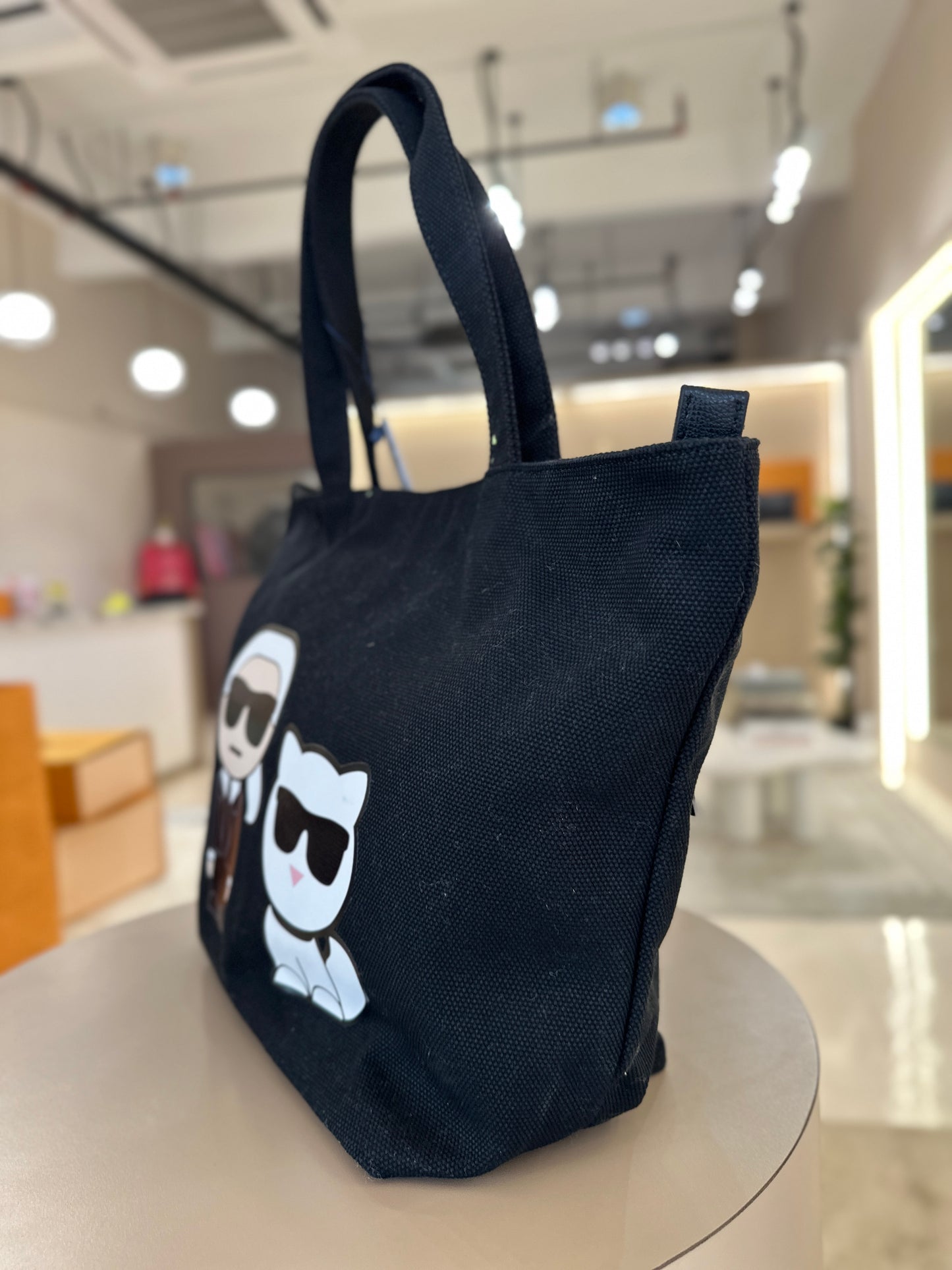 KARL LAGERFELD CANVAS TOTE