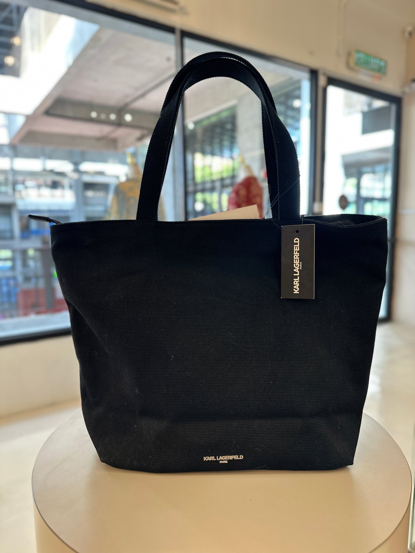 KARL LAGERFELD CANVAS TOTE