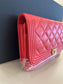 CHANEL BOY WALLET ON CHAIN
