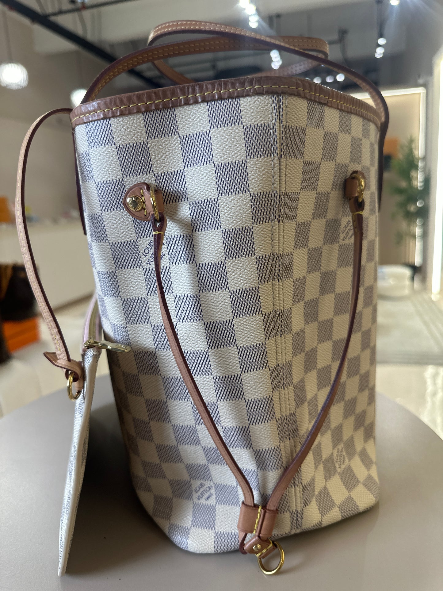 LOUIS VUITTON NEVERFULL MM DAMIER AZUR