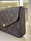 LOUIS VUITTON FELICIE POCHETTE MONOGRAM
