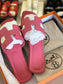 HERMES ORAN SANDAL PINK