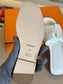 HERMES ORAN SANDAL WHITE