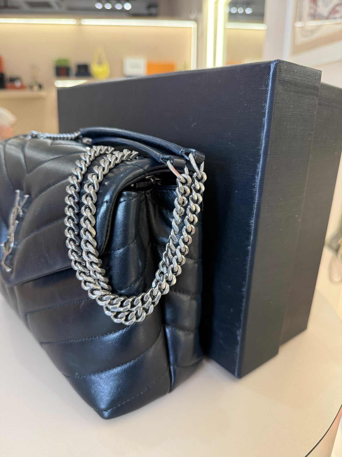 YSL LOULOU SMALL BLACK